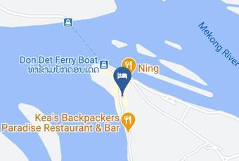 Datta Banana Leaf Restaurant And Bungalow Map - Champasack - Khong