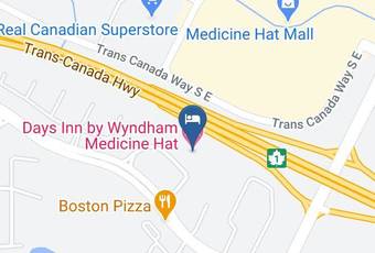 Days Inn By Wyndham Medicine Hat Map - Alberta - Division 1