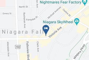 Days Inn By Wyndham Niagara Falls Near The Falls Map - Ontario - Niagara