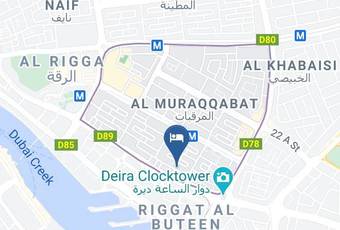 Delmon Palace Hotel Map - Dubai
