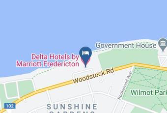 Delta Hotels By Marriott Fredericton Carta Geografica - New Brunswick - York