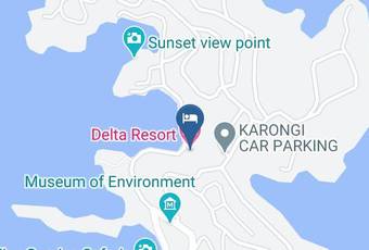 Delta Resort Hotel Map - Western Province - Karongi