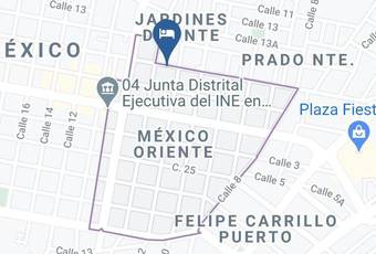 Departamentos Plaza Farah Mapa - Yucatan - Merida