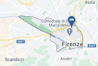 Dimora Cavalieri Carta Geografica - Tuscany - Florence