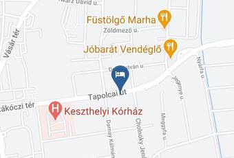 Diofa Panzio Mapa
 - Zala - Keszthely