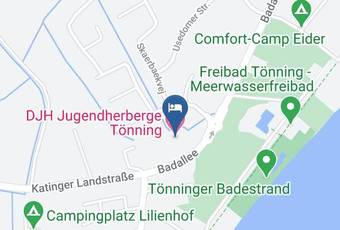 Djh Jugendherberge Tonning Karte - Schleswig Holstein - Nordfriesland