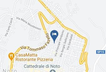 Dolce Casa Noto Barocca Carta Geografica - Sicily - Syracuse