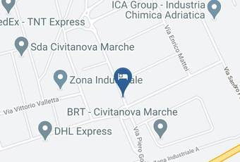 Dolce Dormire Civitanova Marche Affittacamere Carta Geografica - Marches - Macerata