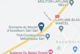 Domaine Du Moulin D\'asselborn Sarl Sarl Mapa - Clervaux - Wincrange