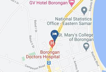 Domsowir Hotel And Restaurant Map - Eastern Visayas - Eastern Samar