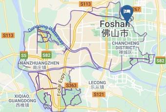 Donghai Hotel Mapa
 - Guangdong - Foshan
