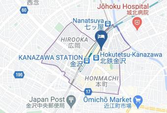 Dormy Inn Kanazawa Map - Ishikawa Pref - Kanazawa City