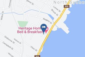 Dove House Bed & Breakfast Map - Nova Scotia - Cape Breton