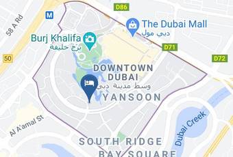 Dream Inn Dubai Apartments Map - Dubai