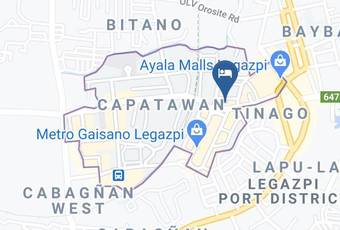 Dreams Inn & Cafe Map - Bicol Region - Albay