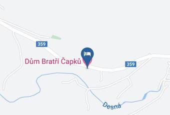 Dum Bratri Capku Map - Pardubice - Svitavy