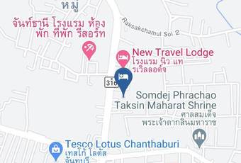 Eco Inn Chanthaburi Map - Chanthaburi - Amphoe Mueang Chanthaburi