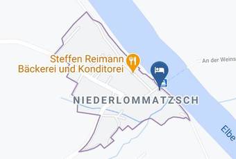 Elbklause Niederlommatzsch Restaurant Hotel Schifffahrt Karte - Saxony - Meisen