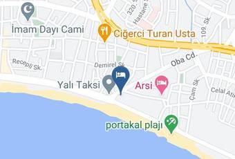 Elysee Hotel Map - Antalya - Alanya