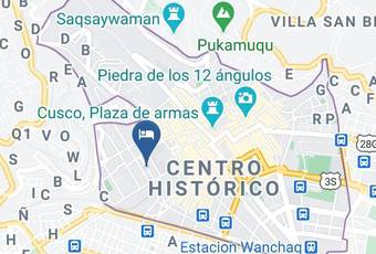 Union Hotel Cusco Mapa - Cusco