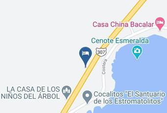 Estancia Lapislazuli Mapa - Quintana Roo - Bacalar