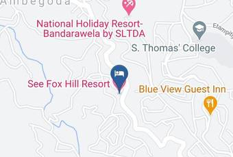 See Fox Hill Resort Map - Uva - Badulla