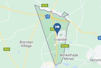 Evander Villa La Ve Guesthouse Map - Mpumalanga - Govan Mbeki