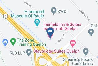Fairfield Inn & Suites By Marriott Guelph Karte - Ontario - Wellington