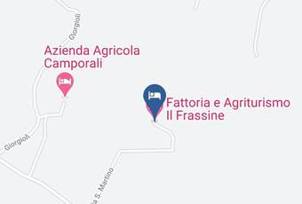 Fattoria E Agriturismo Il Frassine Carta Geografica - Tuscany - Florence