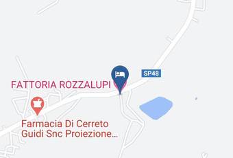 Fattoria Rozzalupi Carta Geografica - Tuscany - Florence