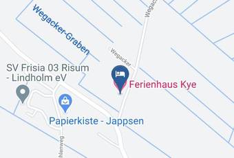 Ferienhaus Kye Karte - Schleswig Holstein - Nordfriesland
