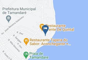 Flat Porto Dos Carneiros Karte - Pernambuco - Tamandare