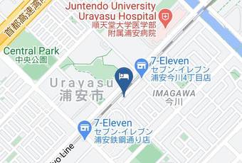 Flexstay Inn Shin Urayasu Map - Chiba Pref - Urayasu City