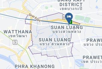 Floraville Serviced Apartment Map - Bangkok City - Suan Luang District