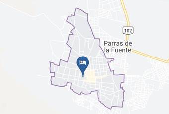 Foggara Hotel Mapa - Coahuila - Parras