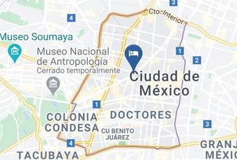 Hotel Fontan Reforma Mapa - Mexico City - Cuauhtemoc