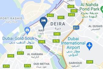 Fortune Hotel Deira Map - Dubai