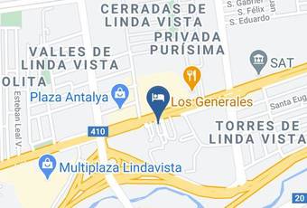 Four Points By Sheraton Monterrey Linda Vista Mapa - Nuevo Leon - Guadalupe