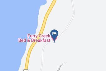 Furry Creek Bed & Breakfast Mapa - British Columbia - Squamish Lillooet