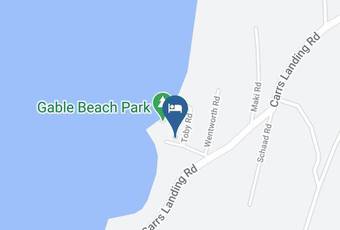 Gable Beach B & B Map - British Columbia - Central Okanagan