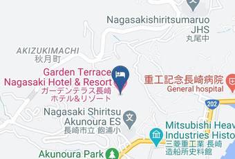 Garden Terrace Nagasaki Hotel & Resort Mapa - Nagasaki Pref - Nagasaki City