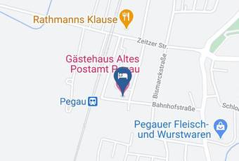 Gastehaus Altes Postamt Pegau Karte - Saxony - Leipzig