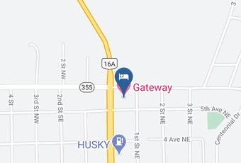 Gateway Motel Map - Manitoba - Division 15