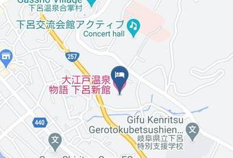 Gero Kanko Hotel Map - Gifu Pref - Gero City