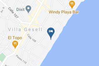 Gesell 365 Mapa - Buenos Aires Province - Villa Gesell