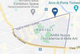 Gesto Navigli Carta Geografica - Lombardy - Milan