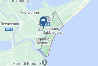 G Hotel Lignano Carta Geografica - Friuli Venezia Giulia - Udine