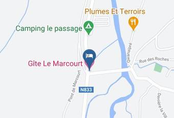 Gite Le Marcourt Kaart - Walloon Region - Luxemburg Province