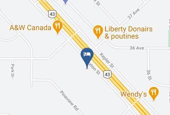 Glenview Motel Map - Alberta - Division 13