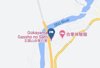 Gokayama Gassho No Sato Carta Geografica - Toyama Pref - Nanto City